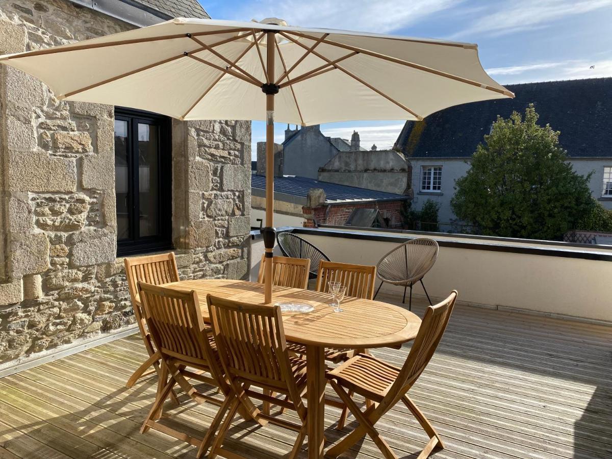Apartamento Ty Dag - Terre De Bas - Plein Centre Parking Prive Roscoff Exterior foto